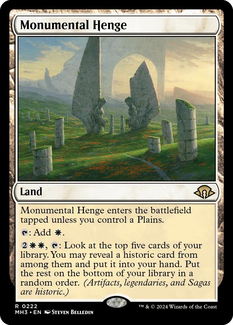 Monumental Henge [Modern Horizons 3] | Jomio and Rueliete's Cards and Comics
