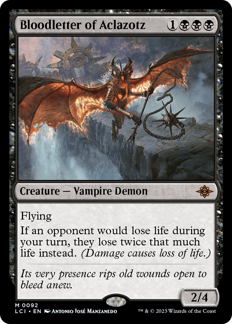 Bloodletter of Aclazotz [The Lost Caverns of Ixalan] | Jomio and Rueliete's Cards and Comics