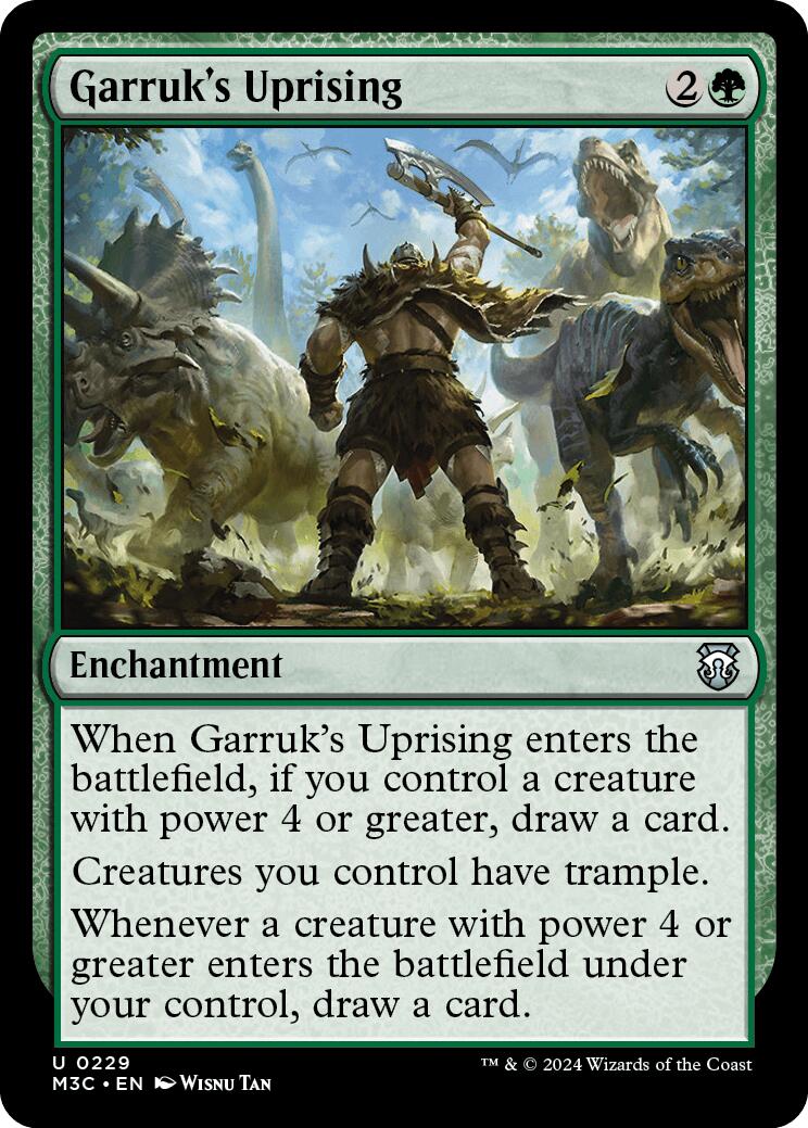 Garruk's Uprising [Modern Horizons 3 Commander] | Jomio and Rueliete's Cards and Comics