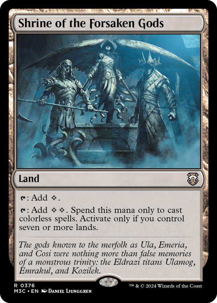 Shrine of the Forsaken Gods [Modern Horizons 3 Commander] | Jomio and Rueliete's Cards and Comics