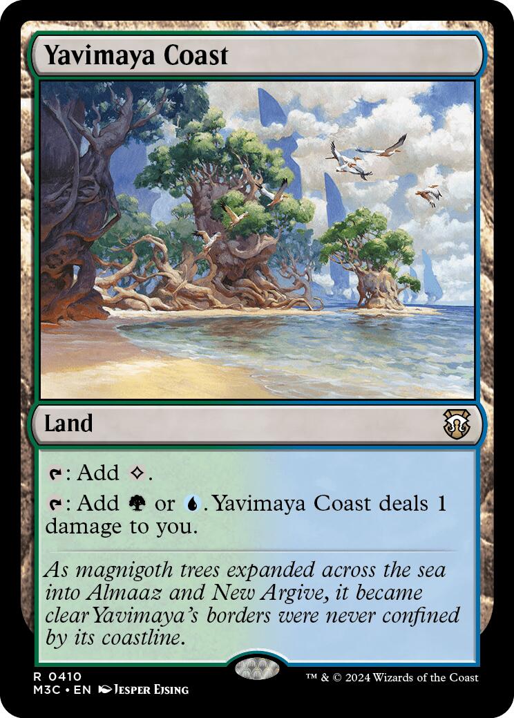 Yavimaya Coast [Modern Horizons 3 Commander] | Jomio and Rueliete's Cards and Comics