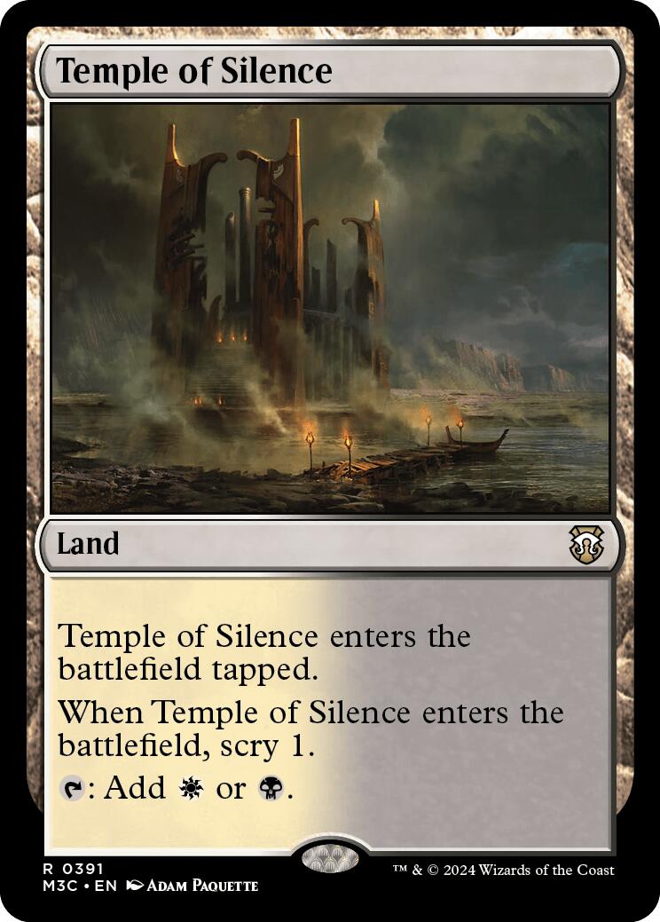 Temple of Silence [Modern Horizons 3 Commander] | Jomio and Rueliete's Cards and Comics