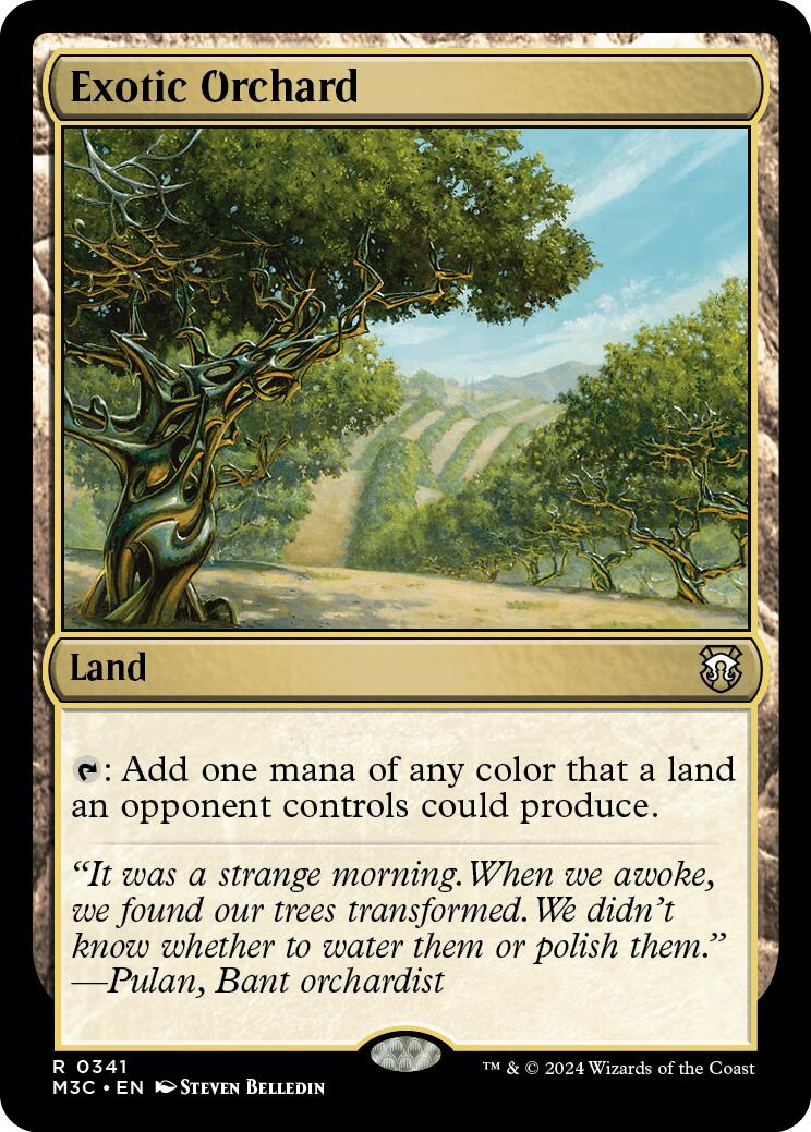 Exotic Orchard [Modern Horizons 3 Commander] | Jomio and Rueliete's Cards and Comics