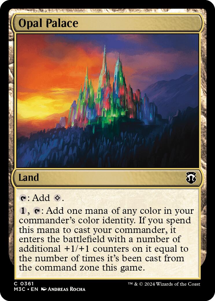 Opal Palace [Modern Horizons 3 Commander] | Jomio and Rueliete's Cards and Comics