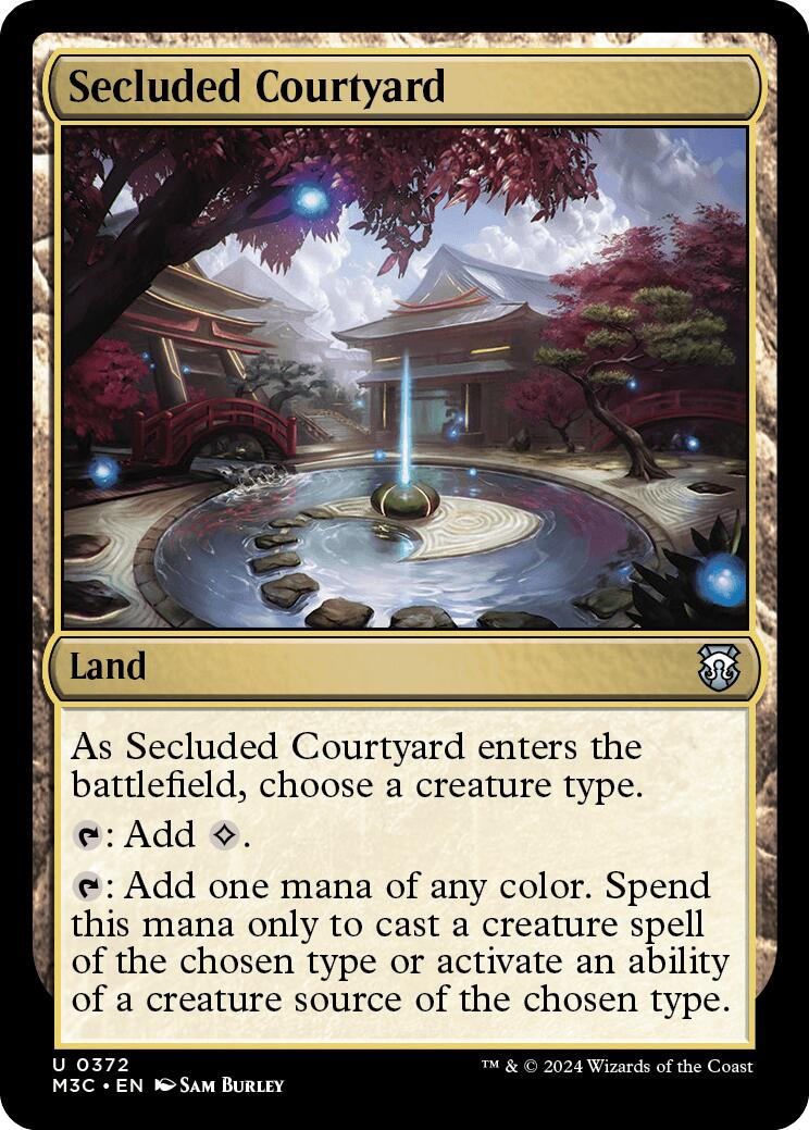 Secluded Courtyard [Modern Horizons 3 Commander] | Jomio and Rueliete's Cards and Comics