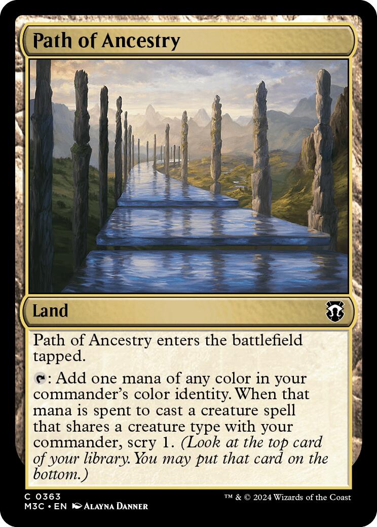 Path of Ancestry [Modern Horizons 3 Commander] | Jomio and Rueliete's Cards and Comics