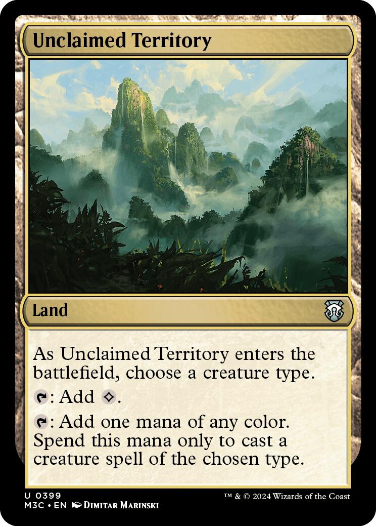 Unclaimed Territory [Modern Horizons 3 Commander] | Jomio and Rueliete's Cards and Comics