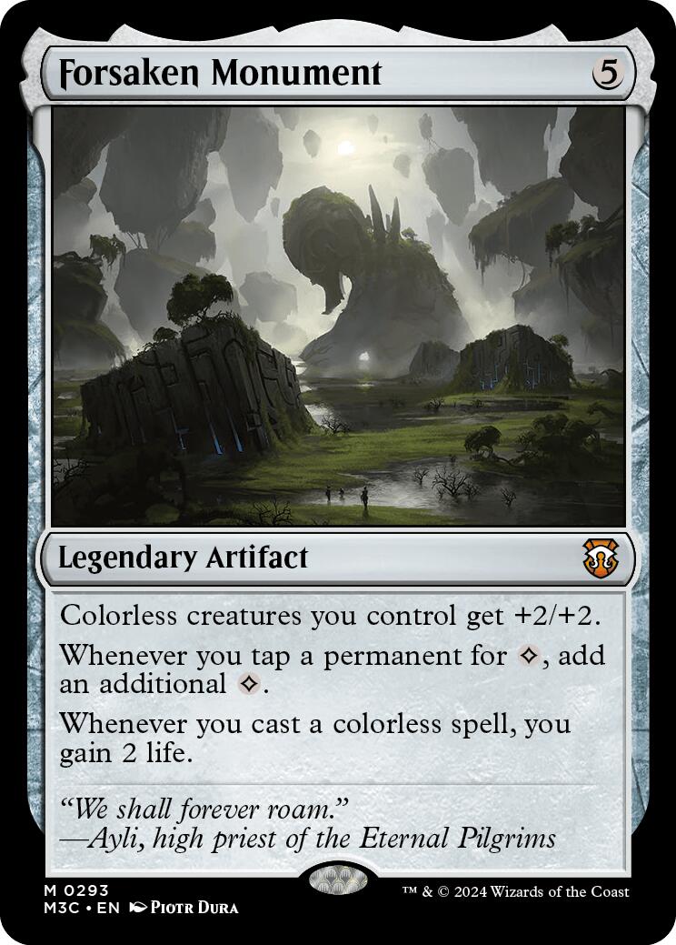 Forsaken Monument [Modern Horizons 3 Commander] | Jomio and Rueliete's Cards and Comics