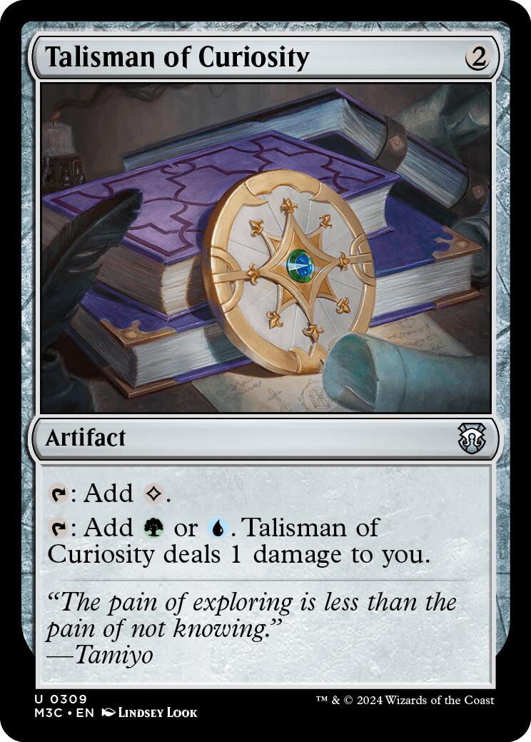 Talisman of Curiosity [Modern Horizons 3 Commander] | Jomio and Rueliete's Cards and Comics