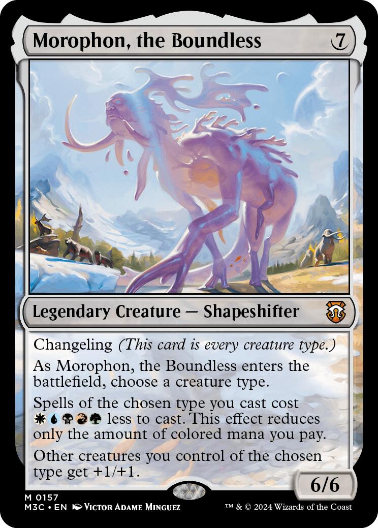Morophon, the Boundless [Modern Horizons 3 Commander] | Jomio and Rueliete's Cards and Comics