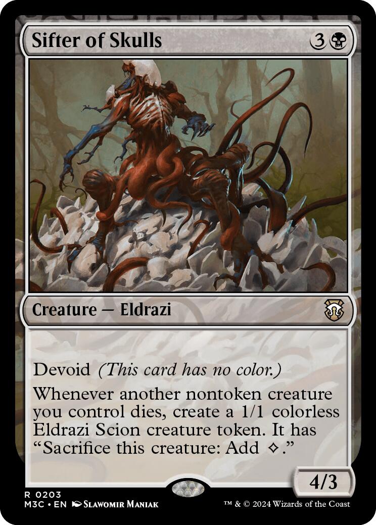 Sifter of Skulls [Modern Horizons 3 Commander] | Jomio and Rueliete's Cards and Comics