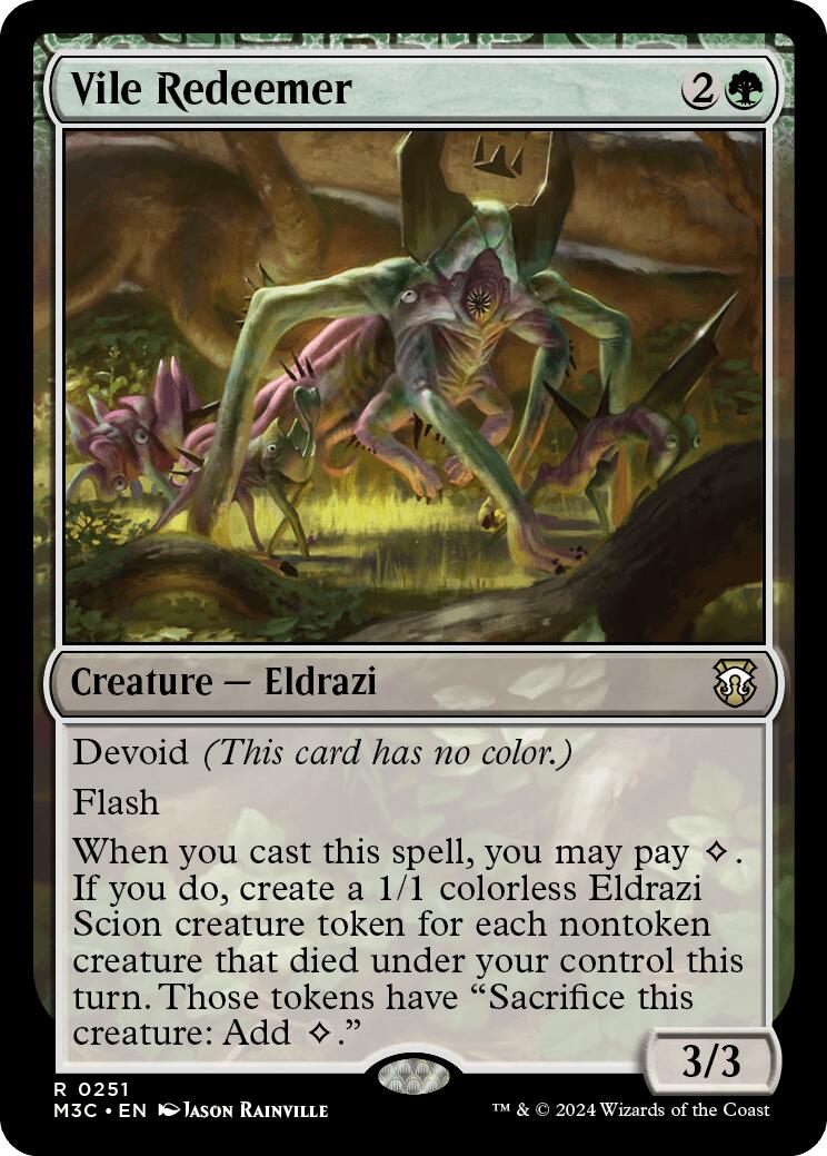 Vile Redeemer [Modern Horizons 3 Commander] | Jomio and Rueliete's Cards and Comics
