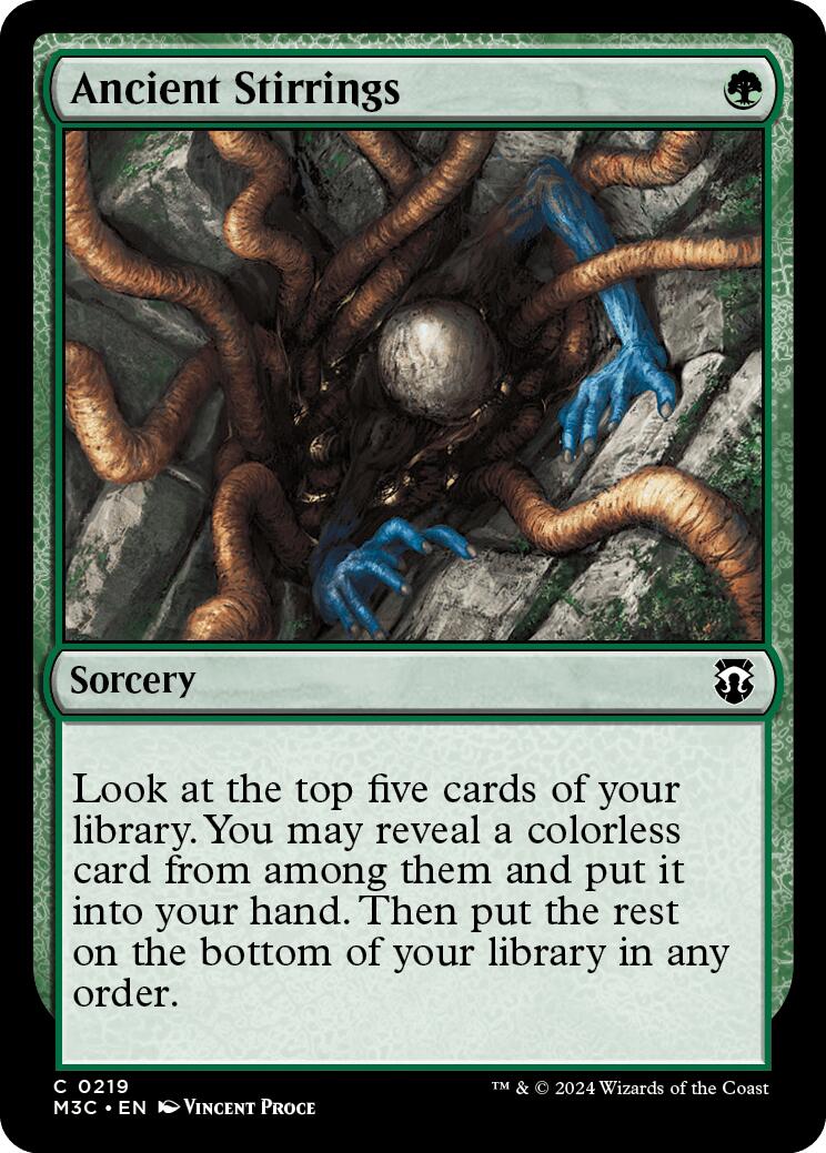 Ancient Stirrings [Modern Horizons 3 Commander] | Jomio and Rueliete's Cards and Comics