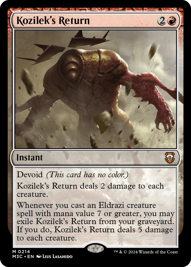 Kozilek's Return [Modern Horizons 3 Commander] | Jomio and Rueliete's Cards and Comics