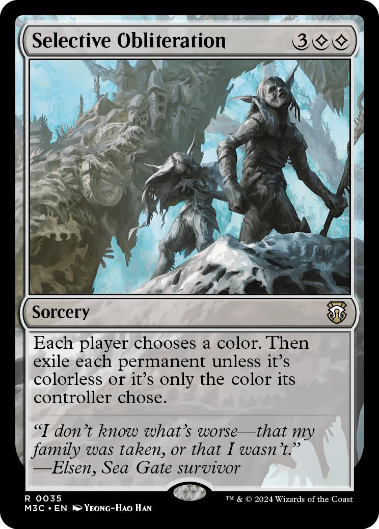 Selective Obliteration [Modern Horizons 3 Commander] | Jomio and Rueliete's Cards and Comics