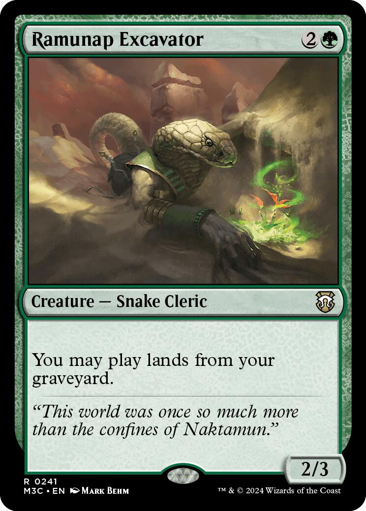 Ramunap Excavator [Modern Horizons 3 Commander] | Jomio and Rueliete's Cards and Comics