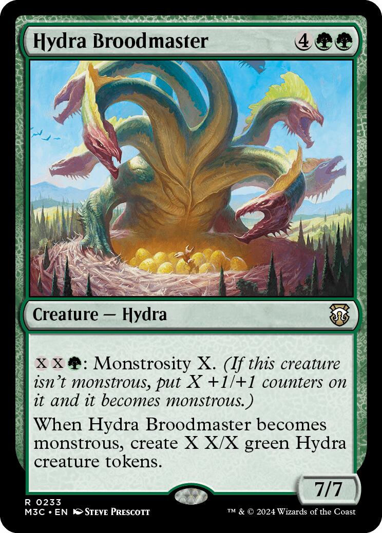 Hydra Broodmaster [Modern Horizons 3 Commander] | Jomio and Rueliete's Cards and Comics