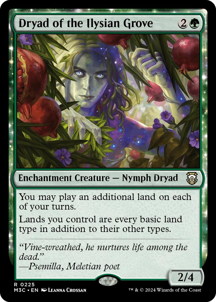 Dryad of the Ilysian Grove [Modern Horizons 3 Commander] | Jomio and Rueliete's Cards and Comics