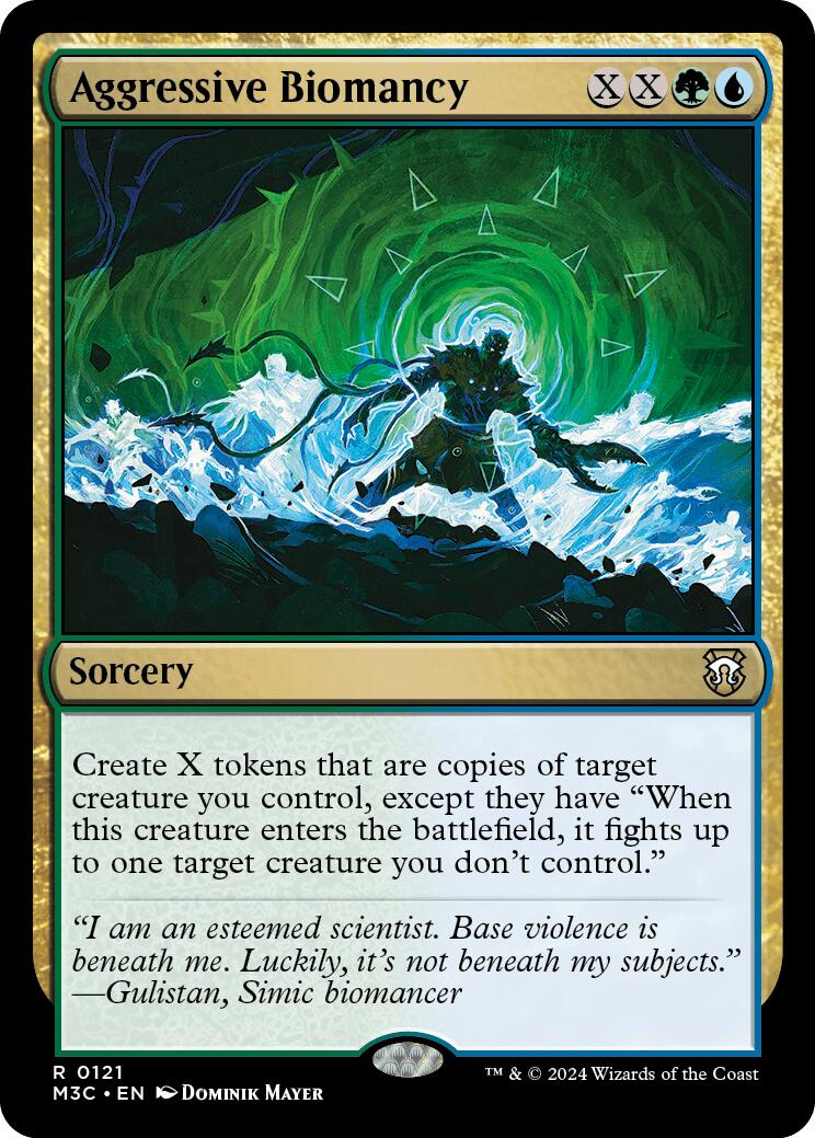 Aggressive Biomancy [Modern Horizons 3 Commander] | Jomio and Rueliete's Cards and Comics