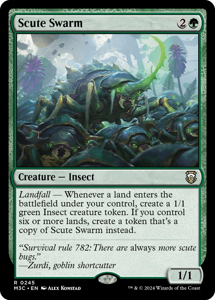 Scute Swarm [Modern Horizons 3 Commander] | Jomio and Rueliete's Cards and Comics
