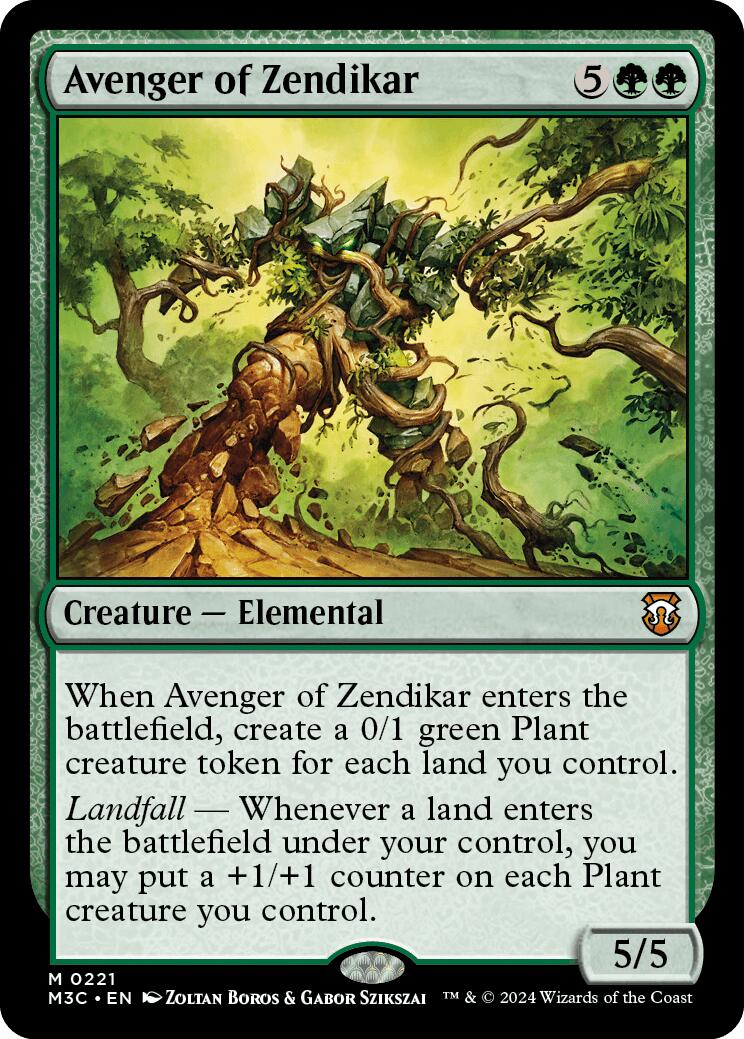 Avenger of Zendikar [Modern Horizons 3 Commander] | Jomio and Rueliete's Cards and Comics