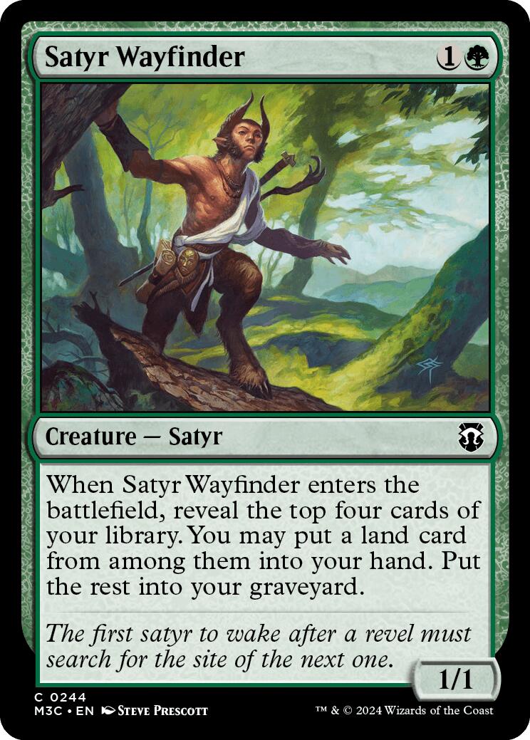 Satyr Wayfinder [Modern Horizons 3 Commander] | Jomio and Rueliete's Cards and Comics