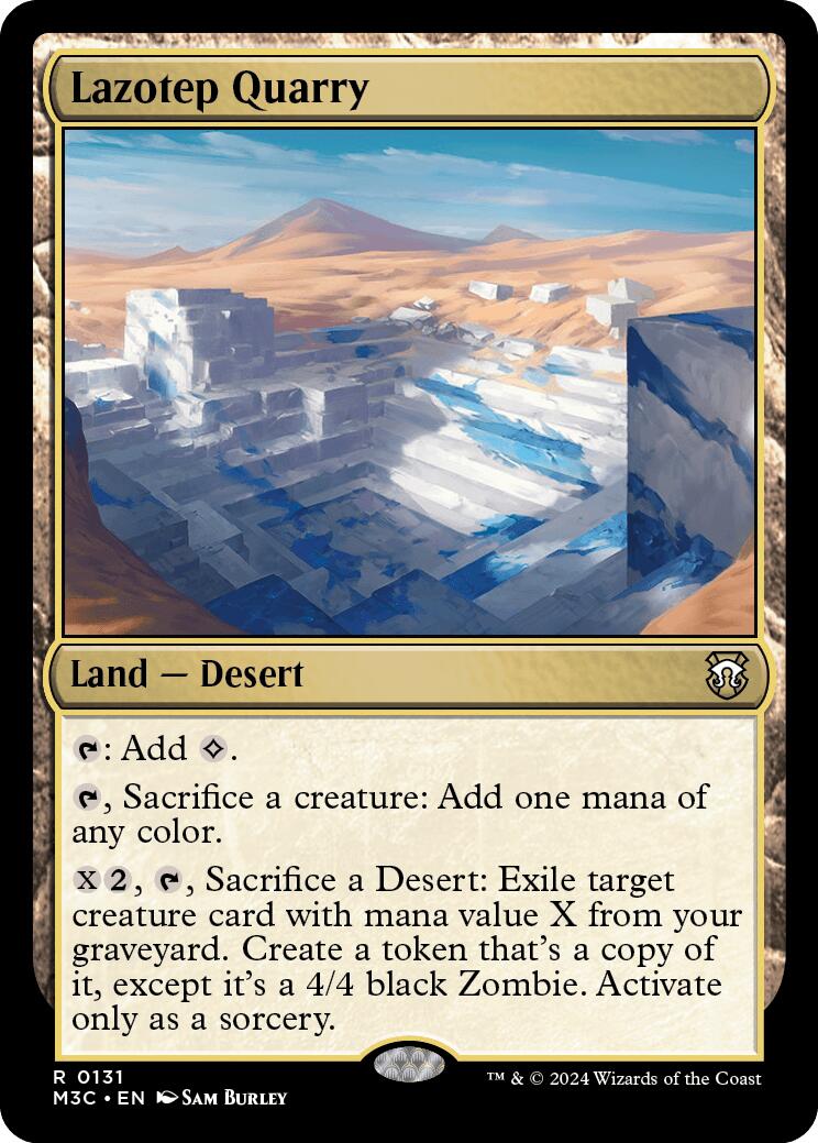 Lazotep Quarry [Modern Horizons 3 Commander] | Jomio and Rueliete's Cards and Comics