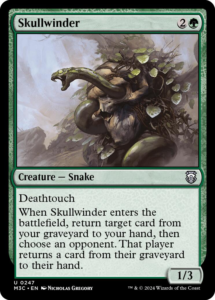 Skullwinder [Modern Horizons 3 Commander] | Jomio and Rueliete's Cards and Comics