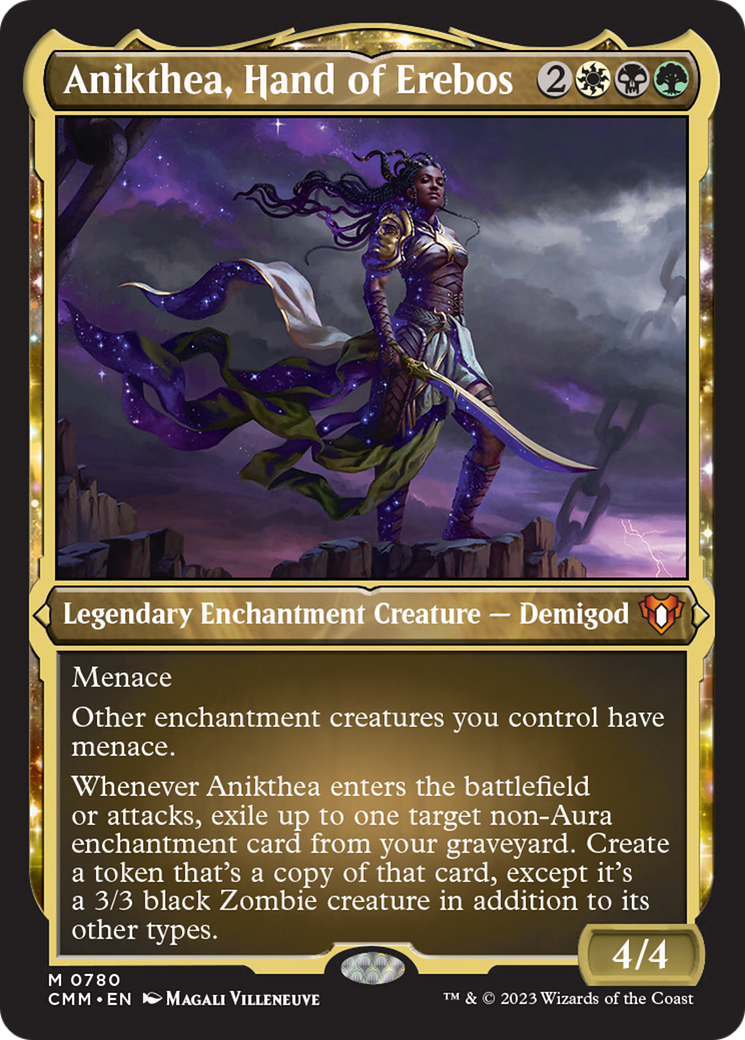 Anikthea, Hand of Erebos (Display Commander) (Foil Etched) [Commander Masters] | Jomio and Rueliete's Cards and Comics