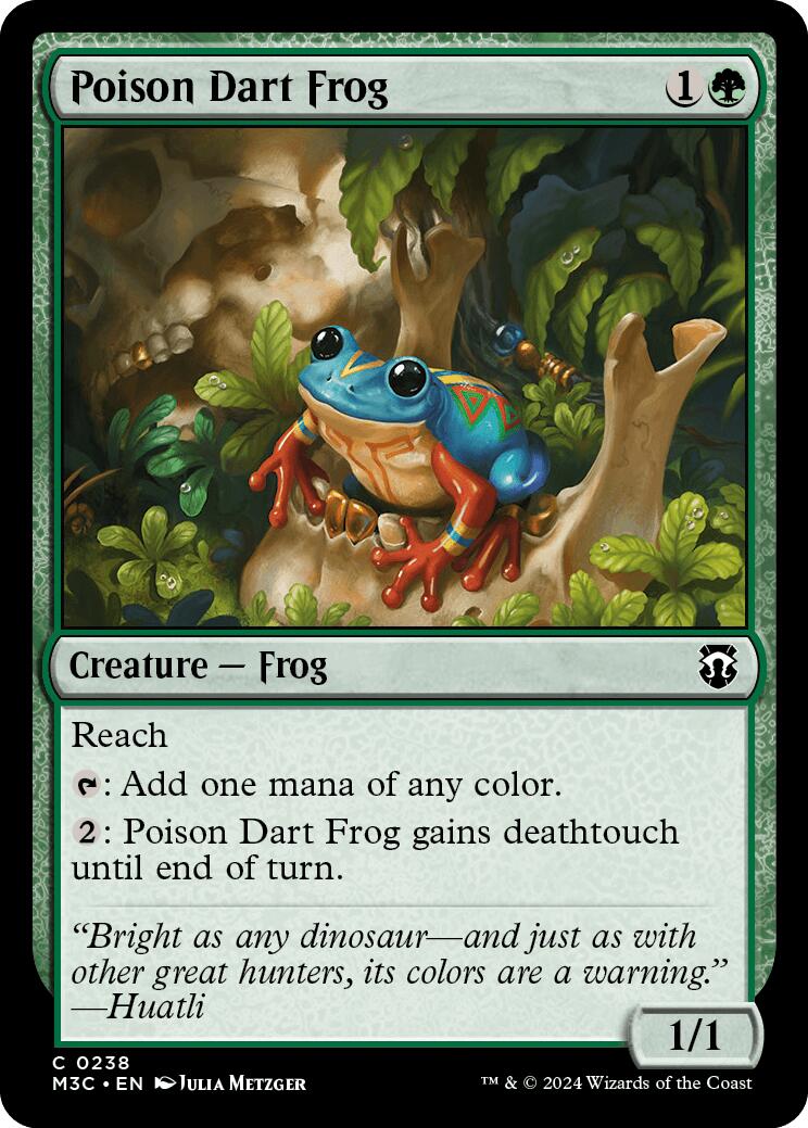Poison Dart Frog [Modern Horizons 3 Commander] | Jomio and Rueliete's Cards and Comics