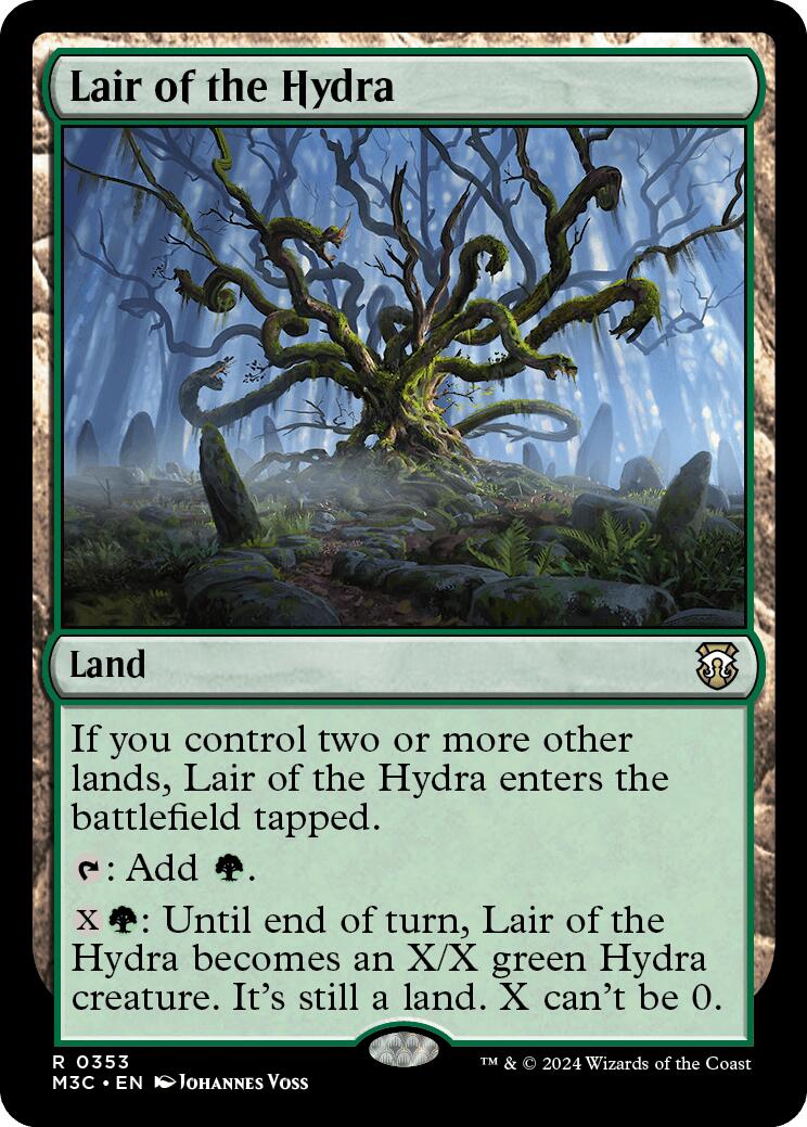 Lair of the Hydra [Modern Horizons 3 Commander] | Jomio and Rueliete's Cards and Comics