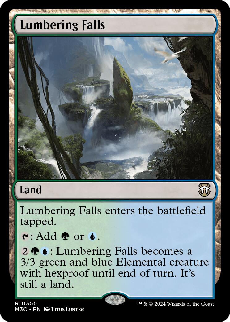 Lumbering Falls [Modern Horizons 3 Commander] | Jomio and Rueliete's Cards and Comics