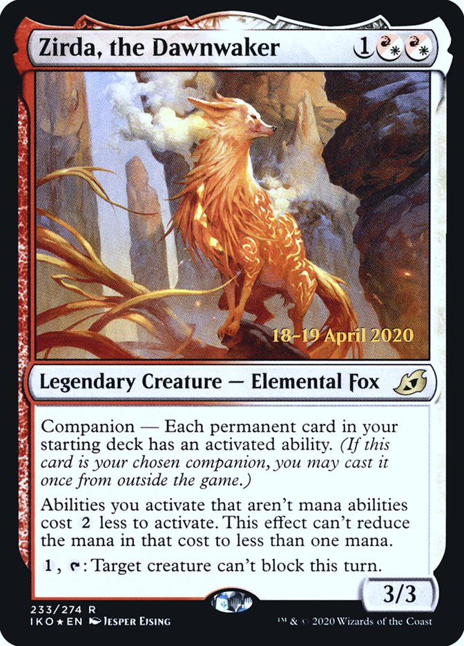 Zirda, the Dawnwaker [Ikoria: Lair of Behemoths Prerelease Promos] | Jomio and Rueliete's Cards and Comics