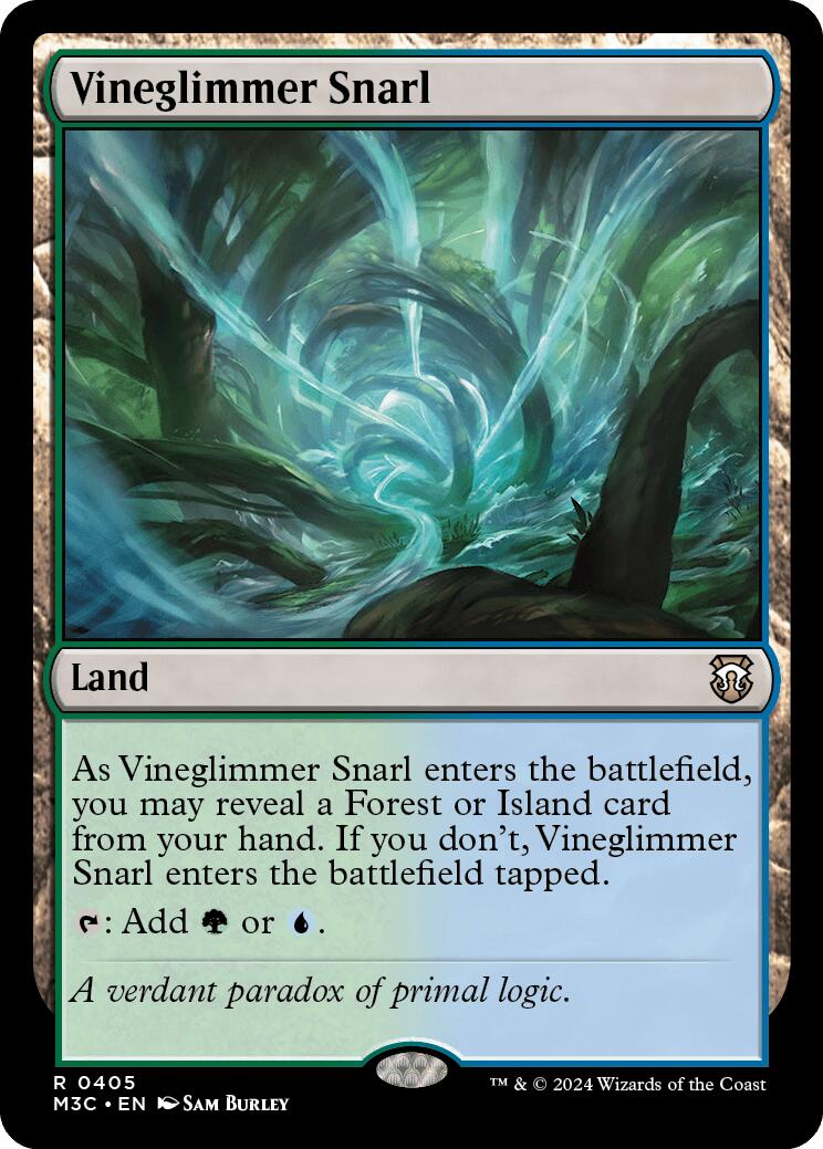 Vineglimmer Snarl [Modern Horizons 3 Commander] | Jomio and Rueliete's Cards and Comics
