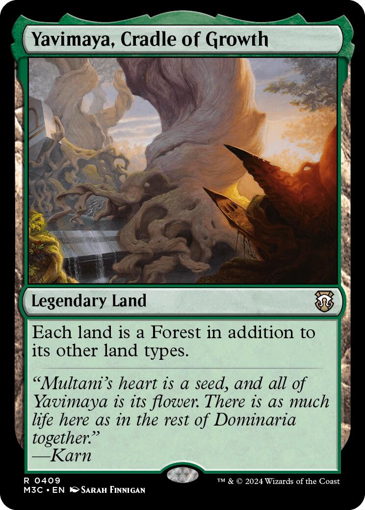 Yavimaya, Cradle of Growth [Modern Horizons 3 Commander] | Jomio and Rueliete's Cards and Comics