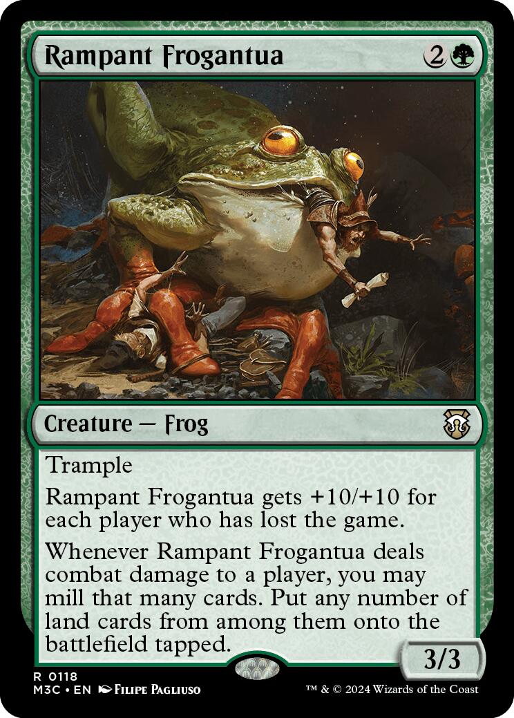 Rampant Frogantua [Modern Horizons 3 Commander] | Jomio and Rueliete's Cards and Comics