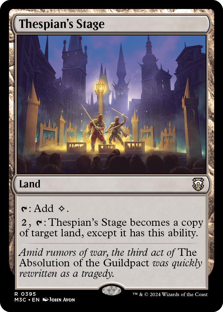 Thespian's Stage [Modern Horizons 3 Commander] | Jomio and Rueliete's Cards and Comics