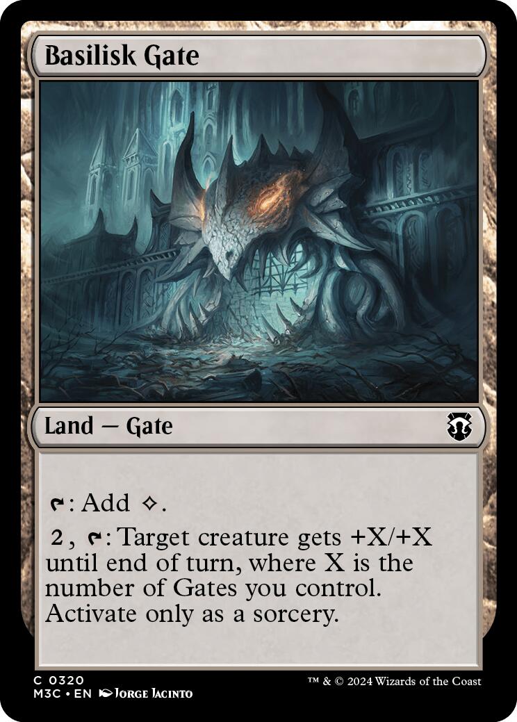 Basilisk Gate [Modern Horizons 3 Commander] | Jomio and Rueliete's Cards and Comics