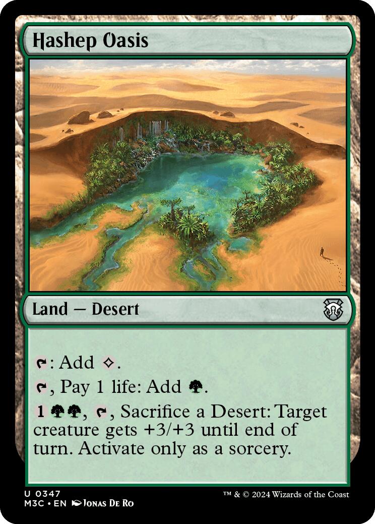 Hashep Oasis [Modern Horizons 3 Commander] | Jomio and Rueliete's Cards and Comics