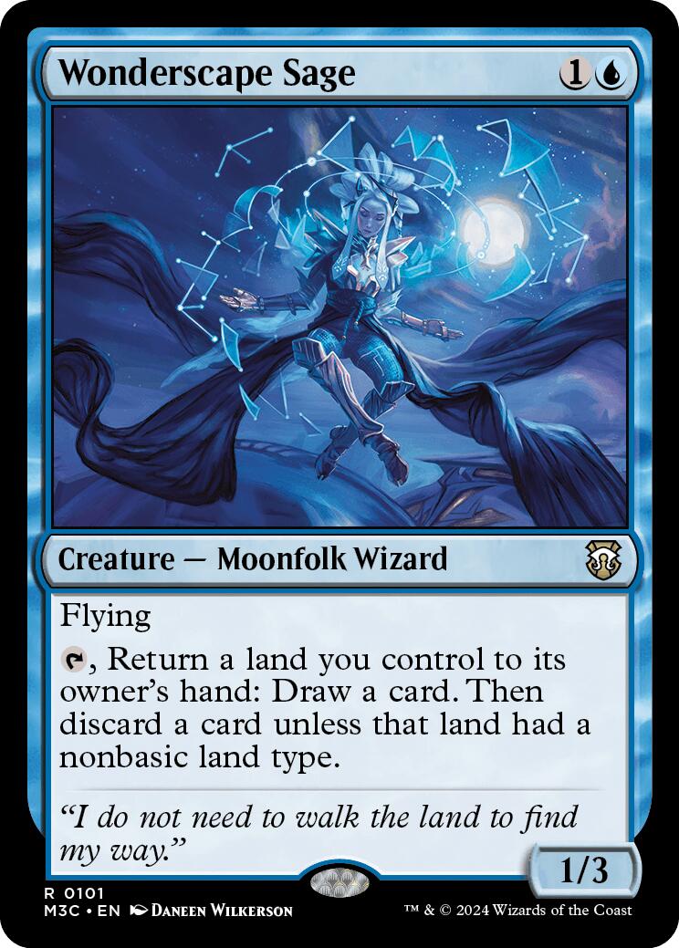 Wonderscape Sage [Modern Horizons 3 Commander] | Jomio and Rueliete's Cards and Comics