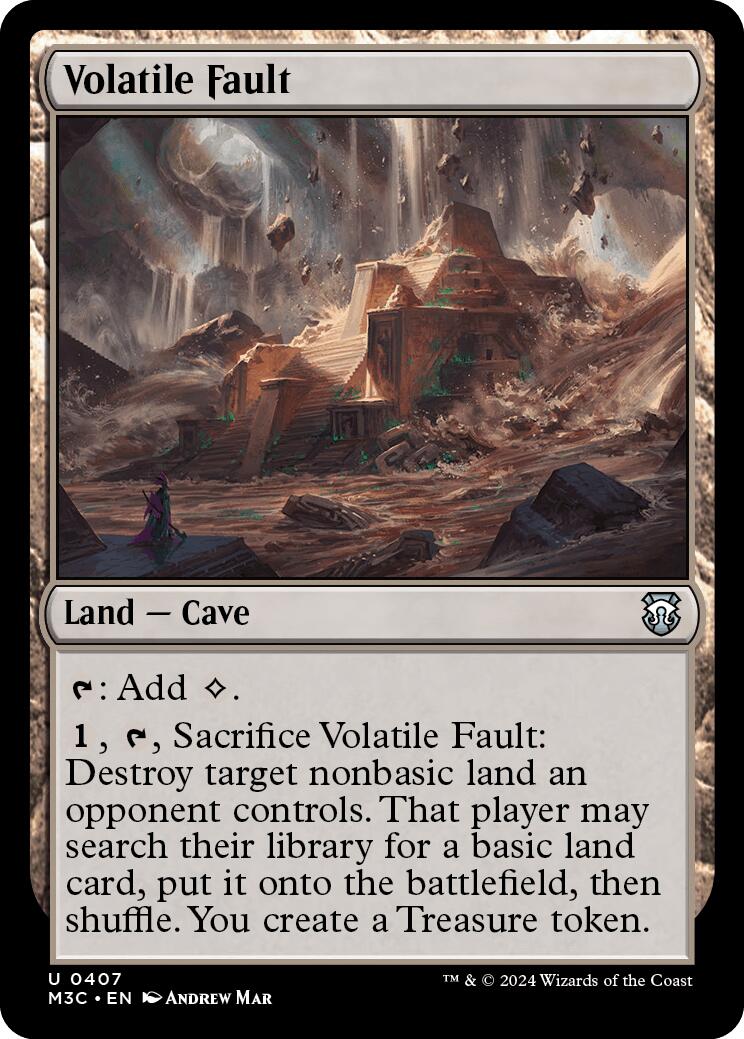 Volatile Fault [Modern Horizons 3 Commander] | Jomio and Rueliete's Cards and Comics