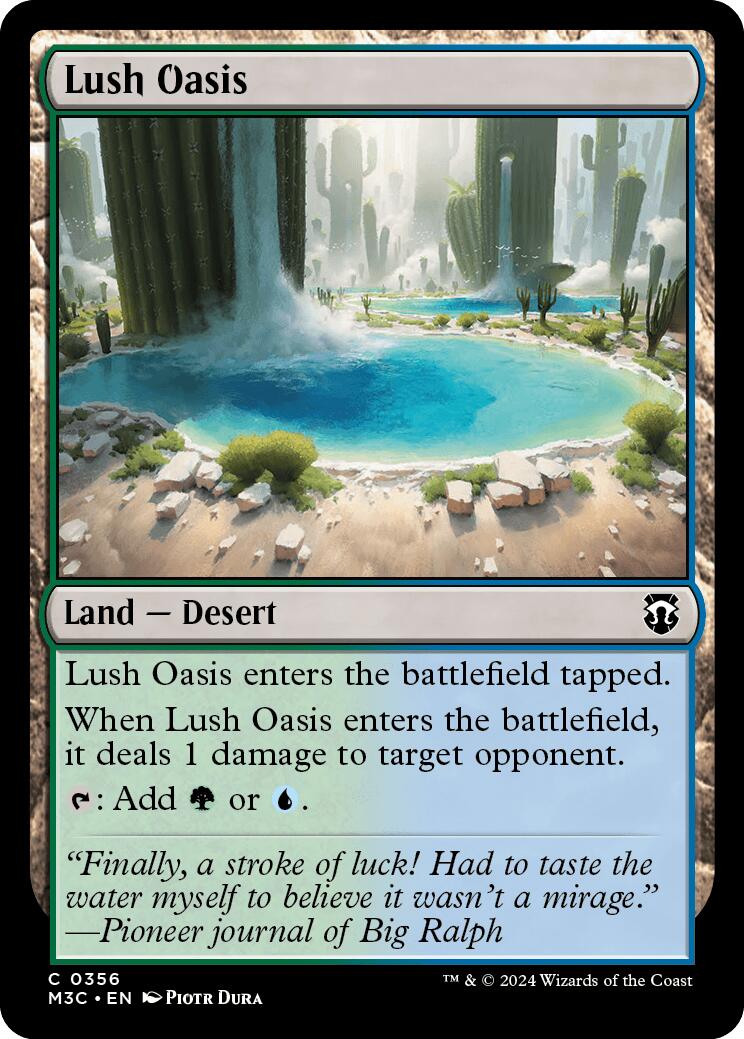 Lush Oasis [Modern Horizons 3 Commander] | Jomio and Rueliete's Cards and Comics