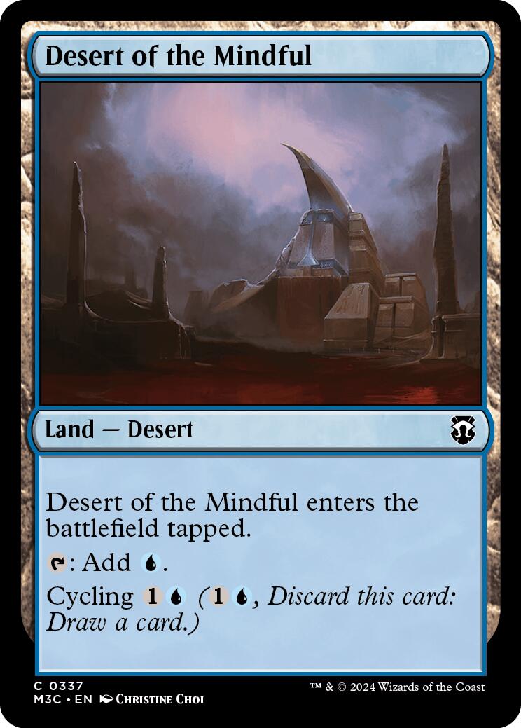 Desert of the Mindful [Modern Horizons 3 Commander] | Jomio and Rueliete's Cards and Comics