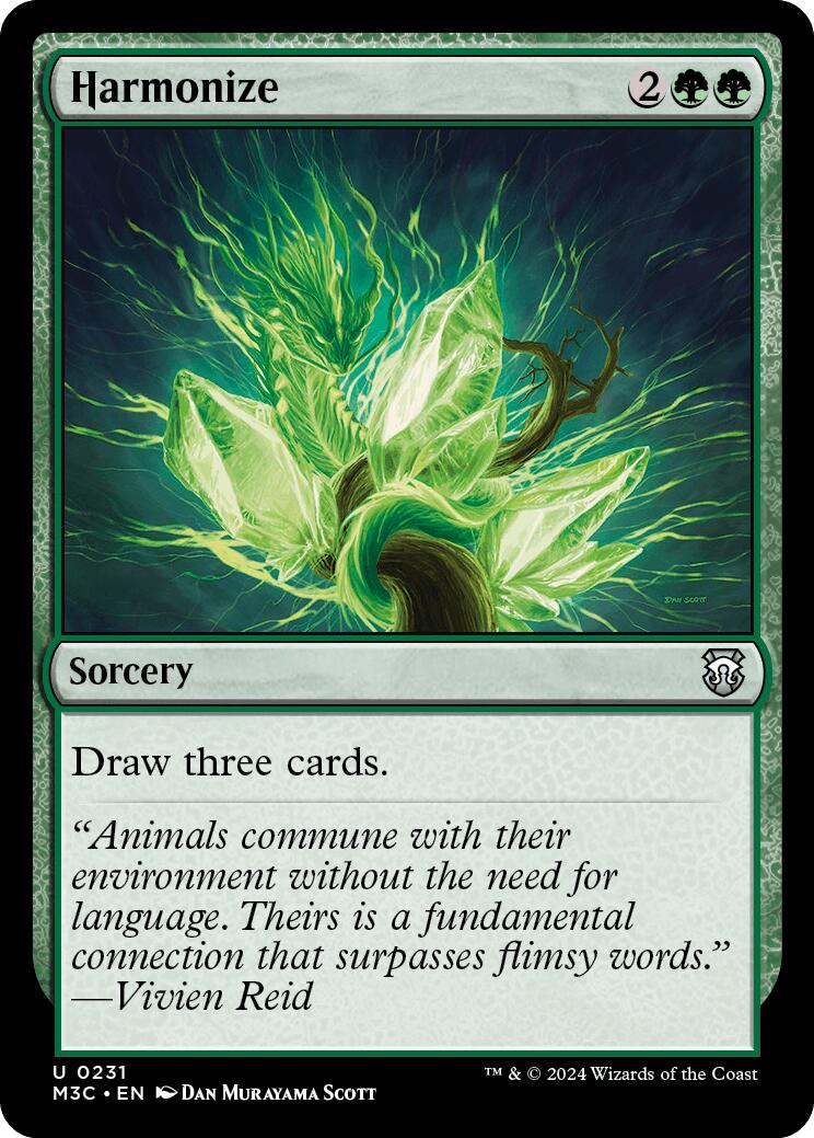 Harmonize [Modern Horizons 3 Commander] | Jomio and Rueliete's Cards and Comics