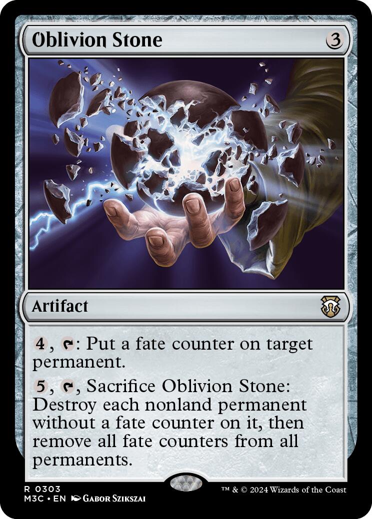 Oblivion Stone [Modern Horizons 3 Commander] | Jomio and Rueliete's Cards and Comics