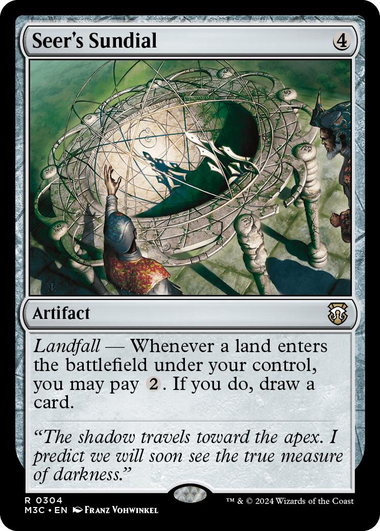 Seer's Sundial [Modern Horizons 3 Commander] | Jomio and Rueliete's Cards and Comics