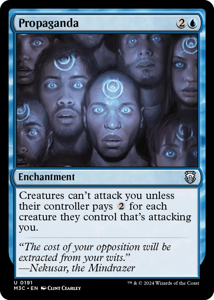 Propaganda [Modern Horizons 3 Commander] | Jomio and Rueliete's Cards and Comics