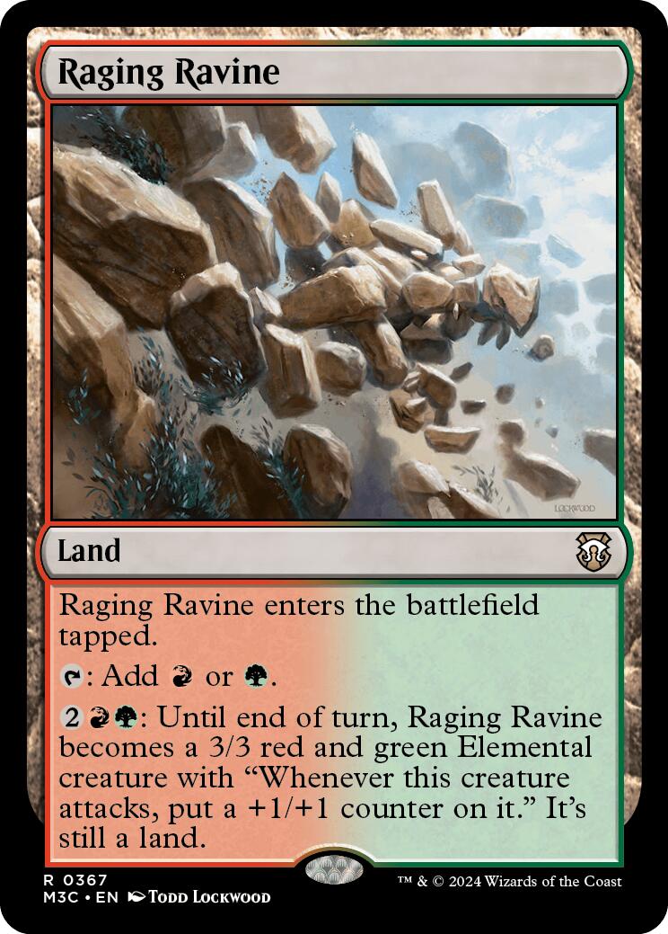 Raging Ravine [Modern Horizons 3 Commander] | Jomio and Rueliete's Cards and Comics
