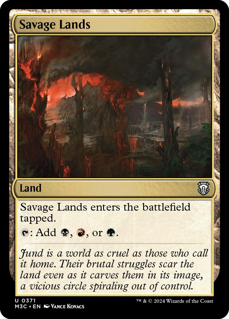 Savage Lands [Modern Horizons 3 Commander] | Jomio and Rueliete's Cards and Comics