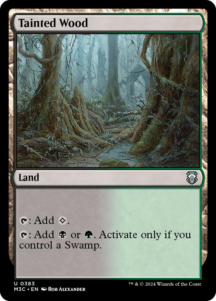Tainted Wood [Modern Horizons 3 Commander] | Jomio and Rueliete's Cards and Comics
